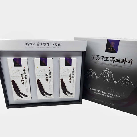 HASIMJUNG Steamed & Dried Black Bellflower Root 30 Sticks  / 하심정 구증구포 흑도라지 30스틱