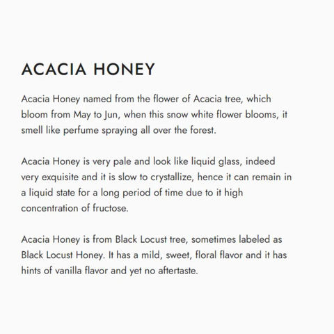 GOLD Honey- Acacia (500g)