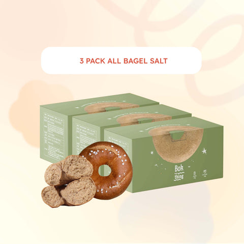 [Special Bundle 3Packs] Rich Protein Bagel (Raspberry, Salt, and Red Bean)