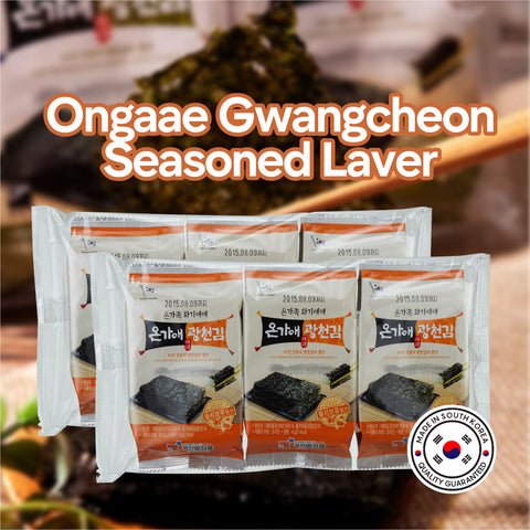 Ongaae Gwangcheon Seasoned Laver (9 PKG & 16 PKG)