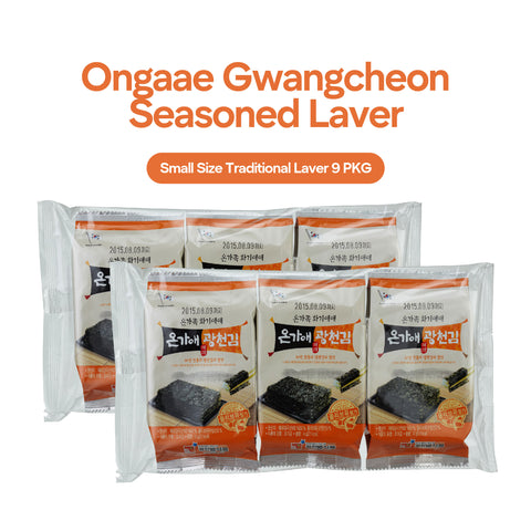 Ongaae Gwangcheon Seasoned Laver (9 PKG & 16 PKG)