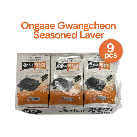 Ongaae Gwangcheon Seasoned Laver (9 PKG & 16 PKG)