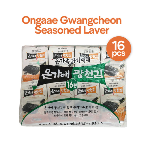 Ongaae Gwangcheon Seasoned Laver (9 PKG & 16 PKG)