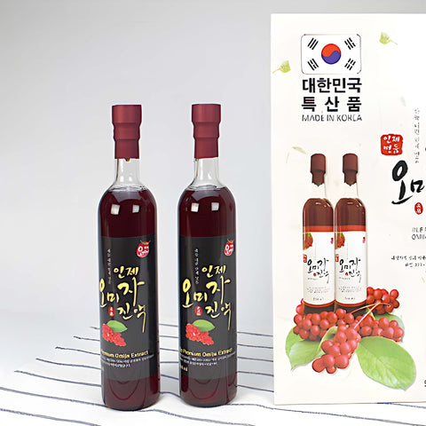 INJE Premium Omija Extract 500mlx2 / 인제향기 오미자청 (500㎖ x 2병)