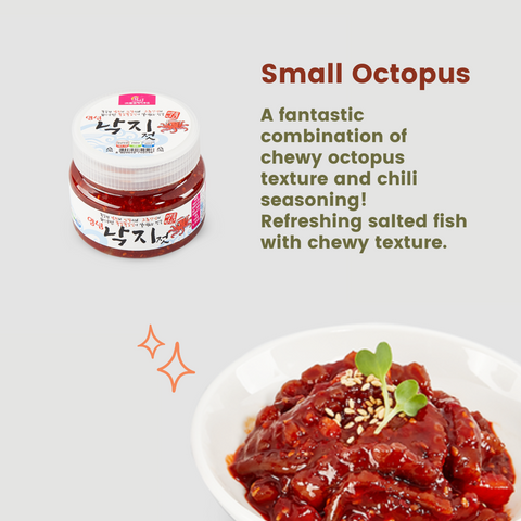 Octopus Jeotgal (250gr) / 낙지젓갈