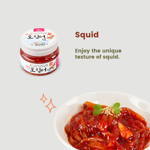 Squid Jeotgal (250gr) / 오징어젓갈