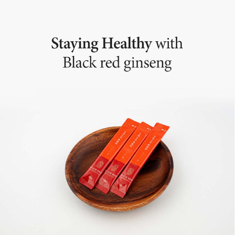 HASIMJUNG Steamed & Dried Black Red Ginseng 30 Sticks / 하심정 구증구포 흑홍삼 30스틱