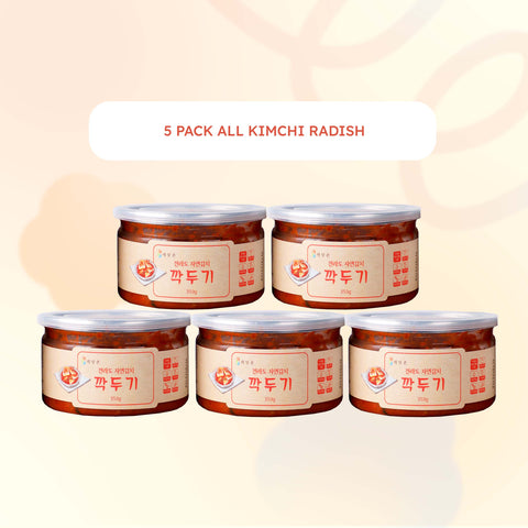 [Special Bundle 5 packs] Haedamchon Premium Canned Kimchi