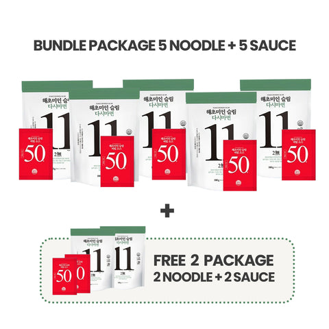 해초미인 (Haecho Miin) Kelp Noodles + Bibim/Soba Sauce 50g