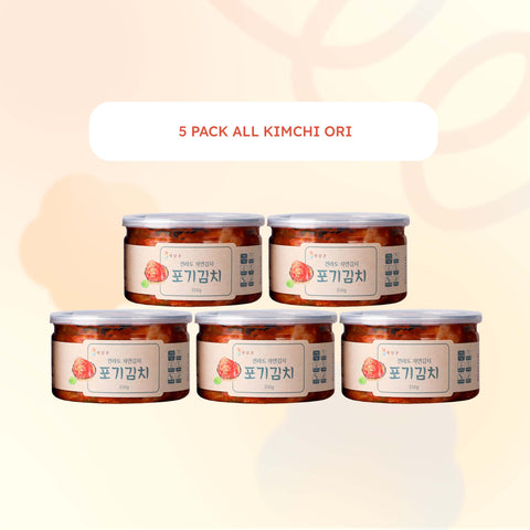 [Special Bundle 5 packs] Haedamchon Premium Canned Kimchi