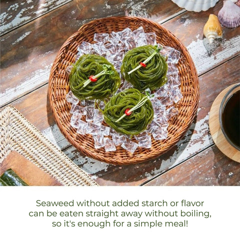 [BUY 1 BOX GET FREE 5] Diet-Friendly Kelp Noodle with Spicy Bibim Sauce 저칼로리 다시마 비빔면 – 맛있고 건강한 식이섬유 가득