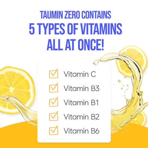 Caffeine-free vitamin drink Taumin Zero (1 pack = 140ml x 15pcs) / 타우민 에너지 건강 음료 무카페인 비타민음료 타우민제로 15개입