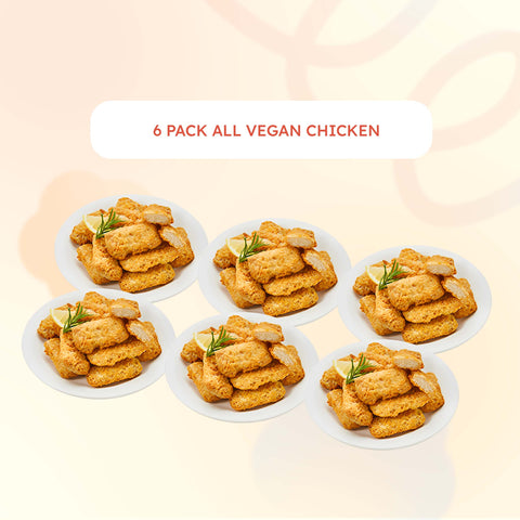 [Special Bundle 6 Packs] SUJISLINK Vegan Meat Meal Kit / Vegan Meatballs, Vegan Hamburger Steak, and Vegan Chicken Tender