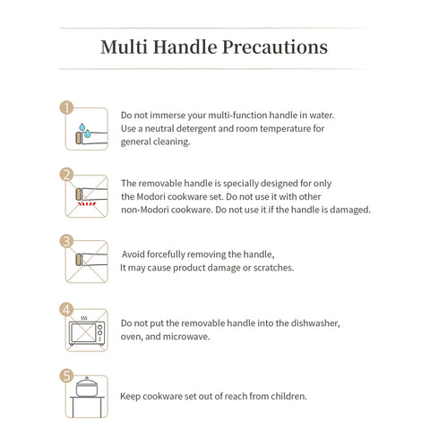 Modori Sodam Cookware Multi Handle
