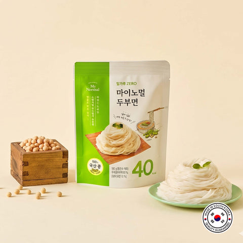 MyNormal 100% Domestic Soybean Tofu Noodles 5 packs / 마이노멀 국산콩 100% 두부면 5개입