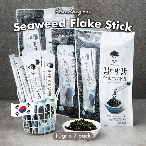 KIMDAEGAM SEAWEED FLAKE STICK  (10g X 7pcs/PKG)