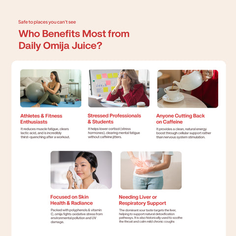 [JOYK] Premium Korean Omija Juice (10 Packs) 1 Box | 100% Organic Schisandra Berry Drink