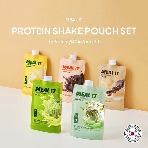 MEAL IT Protein Shake 1 Set (40g × 7 Packs) | High-Protein Meal Replacement Drink | Convenient & Balanced Nutrition
