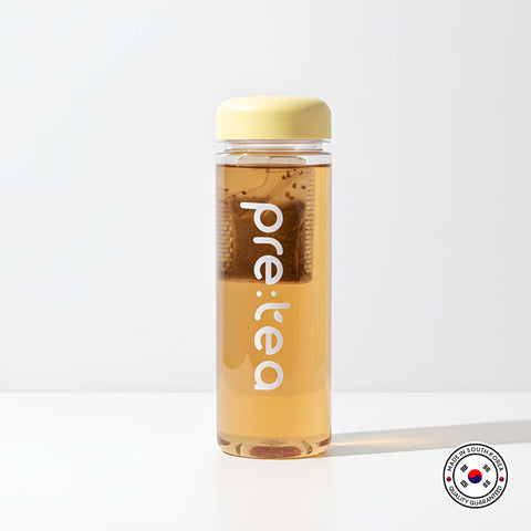 PRETEA Tea Bottle 500ml – Portable Reusable Bottle for Loose Leaf & Tea Bags / 프리티 냉온 트라이탄 텀블러 500ml