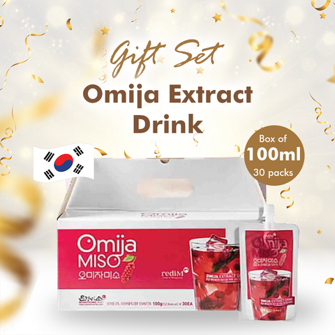 Gift Set I Omija Extract Drink 100mlx30 | Mungyeongmiso Healthy Drink Juice Hampers Gift