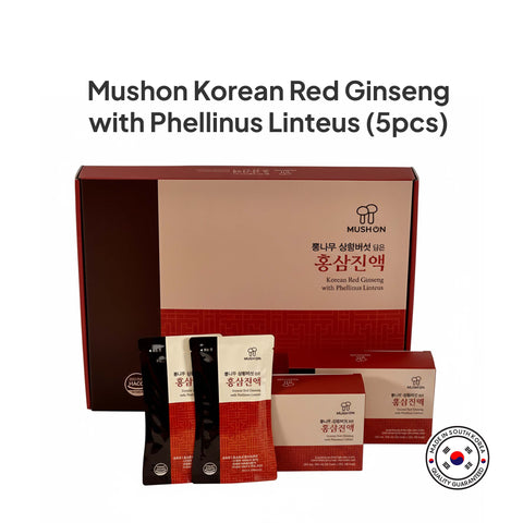 Mushon Korean Red Ginseng with Phellinus Linteus (5 pcs)