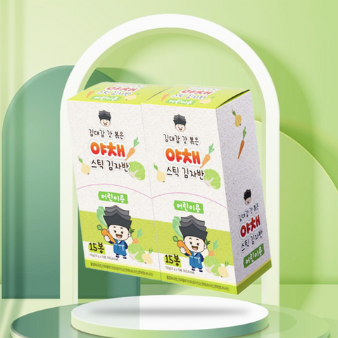 KIMDAEGAM SEAWEED FLAKE STICK Vegetable (Kids) (10g X 15pcs/PKG)