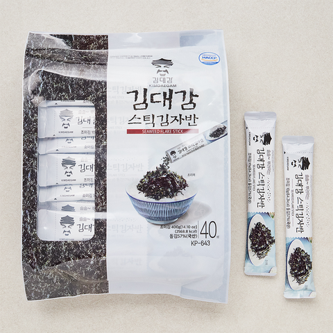 KIMDAEGAM SEAWEED FLAKE STICK  (10g X 40pcs/PKG)