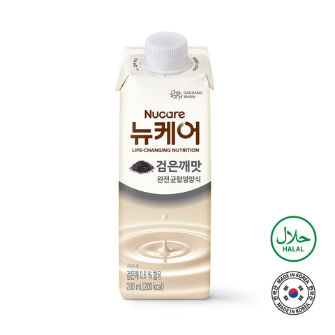 [12Pcs / 24Pcs] Nucare Nutritional Balanced Black Sesame (200ml) KMF HALAL Bundle