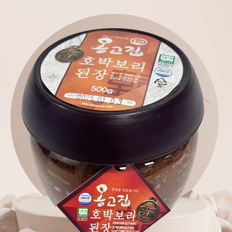 Onggojib Pumpkin Barley Soybean Paste (PLASTIC) 500g