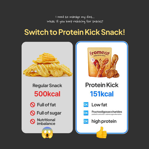 Protein Kick Double Chocolate Protein Food – High Protein Supplement for Fitness & Active Lifestyle / 프로틴킥 더블초코맛
