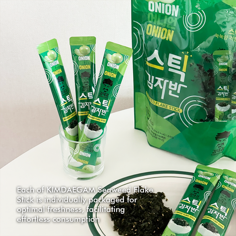 KIMDAEGAM SEAWEED FLAKE STICK Onion (10g X 15pcs/PKG)