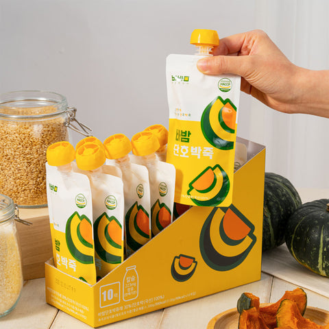 Babam Pumpkin pocket meal-Pumpkin / 바밤 포켓밀 간편한 아침 단호박 죽 130g
