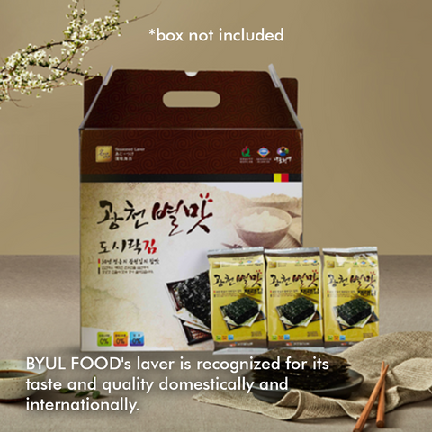 Gwangcheon BYUL MAT Seasoned Laver (16 PKG & 12 PKG)