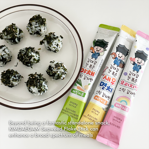 KIMDAEGAM SEAWEED FLAKE STICK Vegetable (Kids) (10g X 15pcs/PKG)