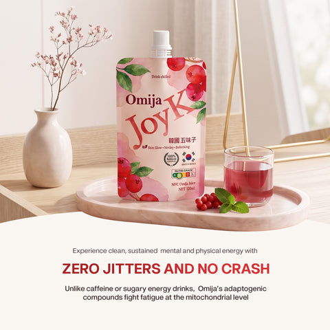 [JOYK] Premium Korean Omija Juice (10 Packs) 1 Box | 100% Organic Schisandra Berry Drink
