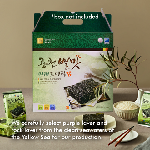 Gwangcheon BYUL MAT Seasoned Laver (16 PKG & 12 PKG)