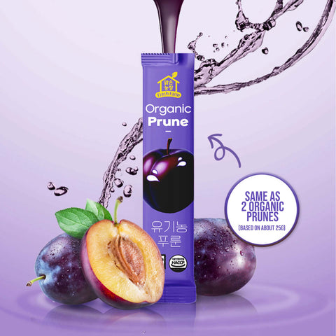 Organic Prune Juice Sticks | Squeezed Prune Juice for Digestive Wellness, 20g x 14 Packets / 유기농푸룬