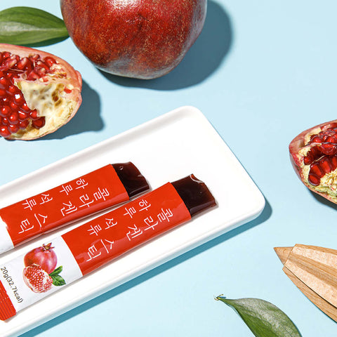 HARU Pomegranate Collagen Jelly Stick – Beauty Collagen Supplement, 20g x 30ea / 하루건강 석류 콜라겐 젤리 스틱
