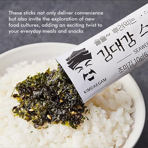 KIMDAEGAM SEAWEED FLAKE STICK  (10g X 7pcs/PKG)