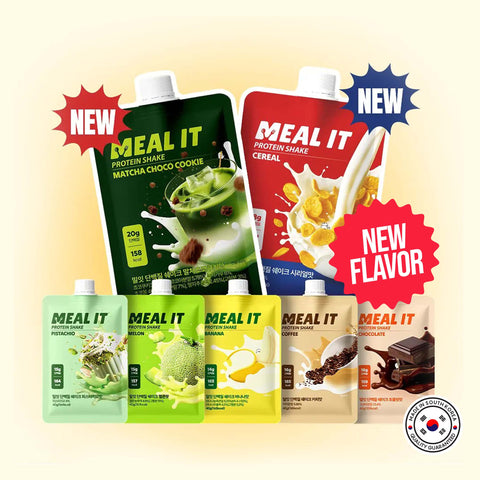 MEAL IT Protein Shake 1 Set (40g × 7 Packs) | High-Protein Meal Replacement Drink | Convenient & Balanced Nutrition
