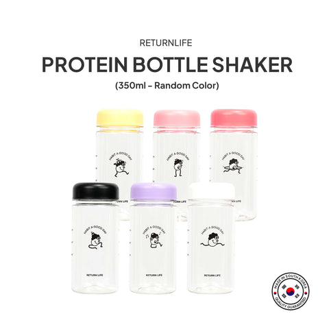Returnlife Protein Bottle Shaker (350ml) - Random Color
