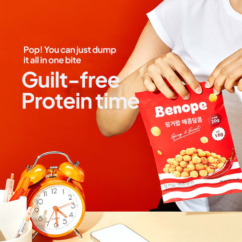 Benope Fingerpop Protein Snack 3 Flavor Mix – High Protein Snack, Healthy & Tasty On-the-Go