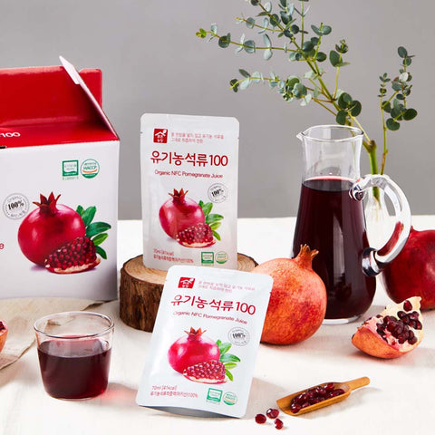 Organic Pomegranate Juice – Antioxidant-Rich Pomegranate Extract Drink (70ml x 30 Packets)