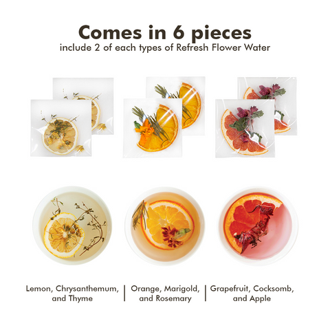 Fruit & Flower Tea Sampler (6ea)