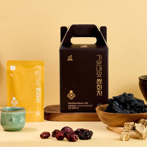 Premium Ssanghwacha Korean Herbal Extract – Traditional Energy & Wellness Tonic (80ml x 10 Packets) / 쌍화차