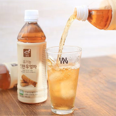 Korean Organic Burdock Tea Drink 500ml x 20 – Natural Caffeine-Free Root Tea