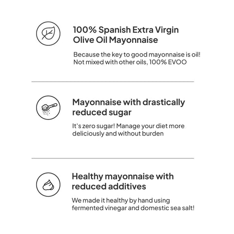 MyNormal Extra Virgin Olive Oil Mayonnaise 260g / 마이노멀 엑스트라버진 올리브오일 마요네즈
