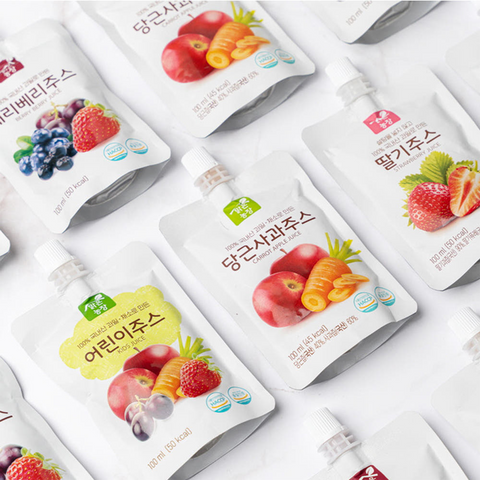 Korean Kids Juice – Natural Healthy Juice Drink for Children, 100ml x 10 Packs