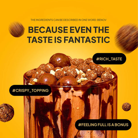 Benope Protein Shake 600g Tube | High Protein Powder | Muscle Recovery & Weight Management | Smooth Mix | Workout Nutrition