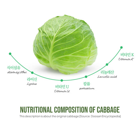 Korean Organic Cabbage & Broccoli Juice – Natural Detox & Digestive Support Drink (80ml x 30pcs)